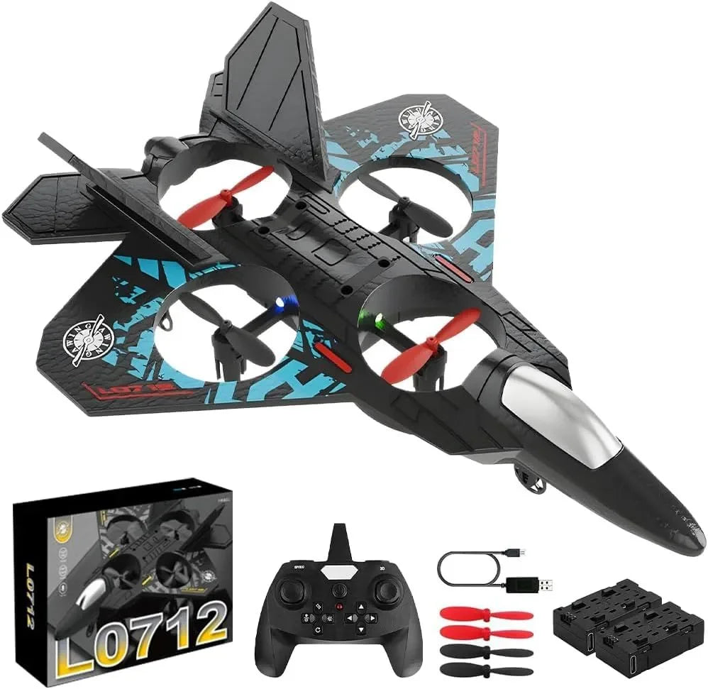 TAK TAK RC Fighter Jet Drone L0712 With Led Lights Toy